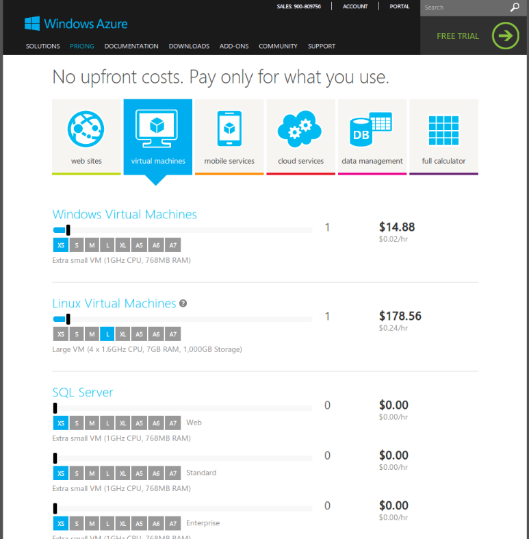 cmips-azure-pricing-calculator
